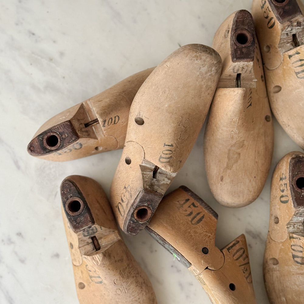 Vintage Wood Shoe Forms.