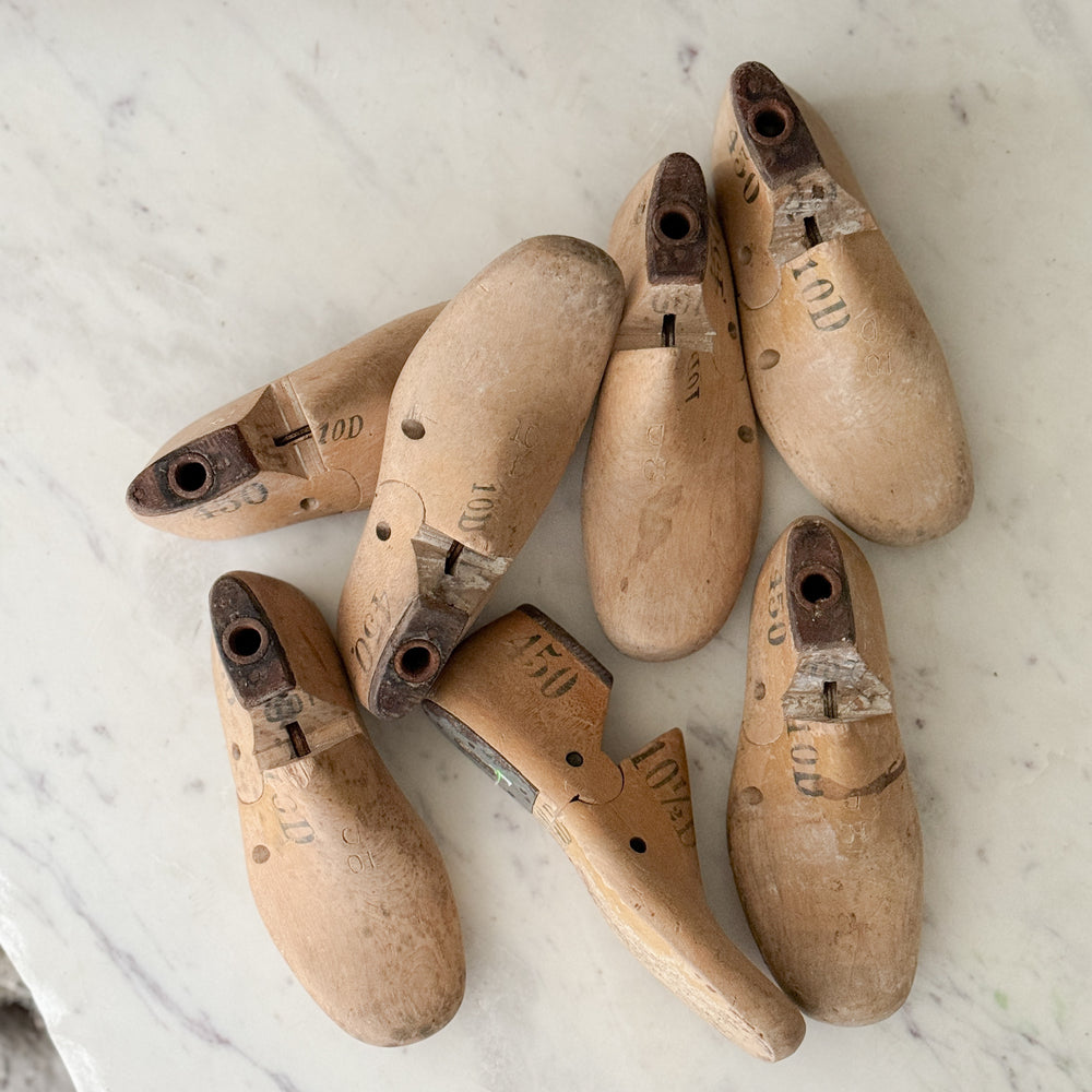 Vintage Wood Shoe Forms.