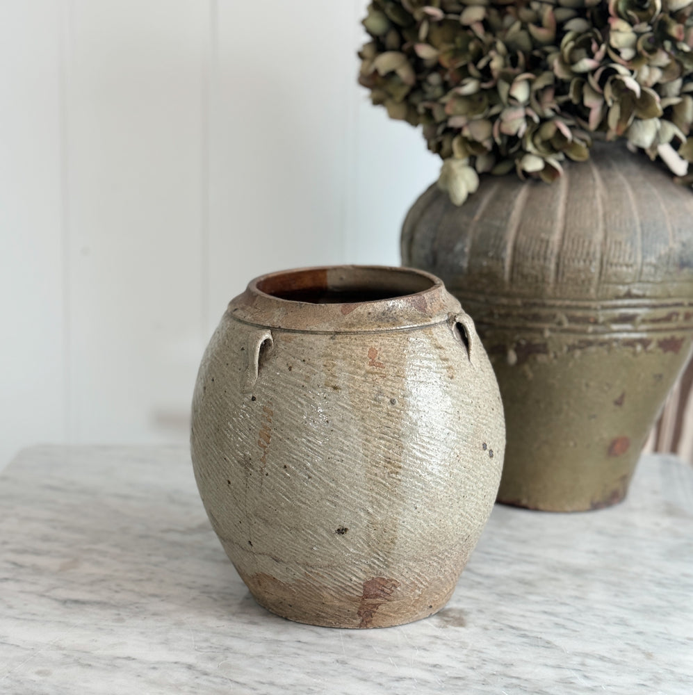 Vintage Handle Pottery Vase
