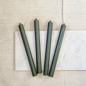 Taper Candles - Green.