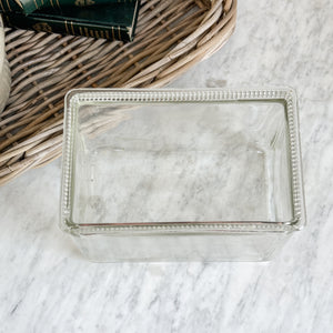 Vintage Glass Battery Box