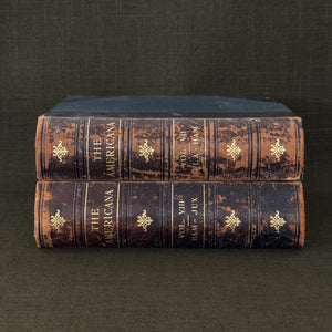 The Americana antique leather book.