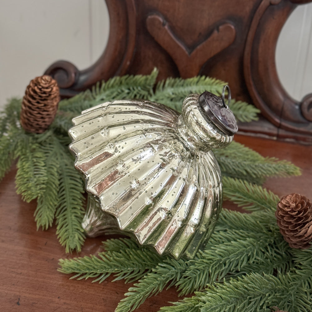 Large Glass Onion Mercury Ornament.