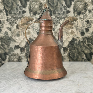 Vintage copper kettle.