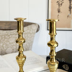 Vintage Brass Taper Pair