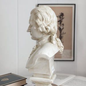 Vintage Resin Mozart Bust