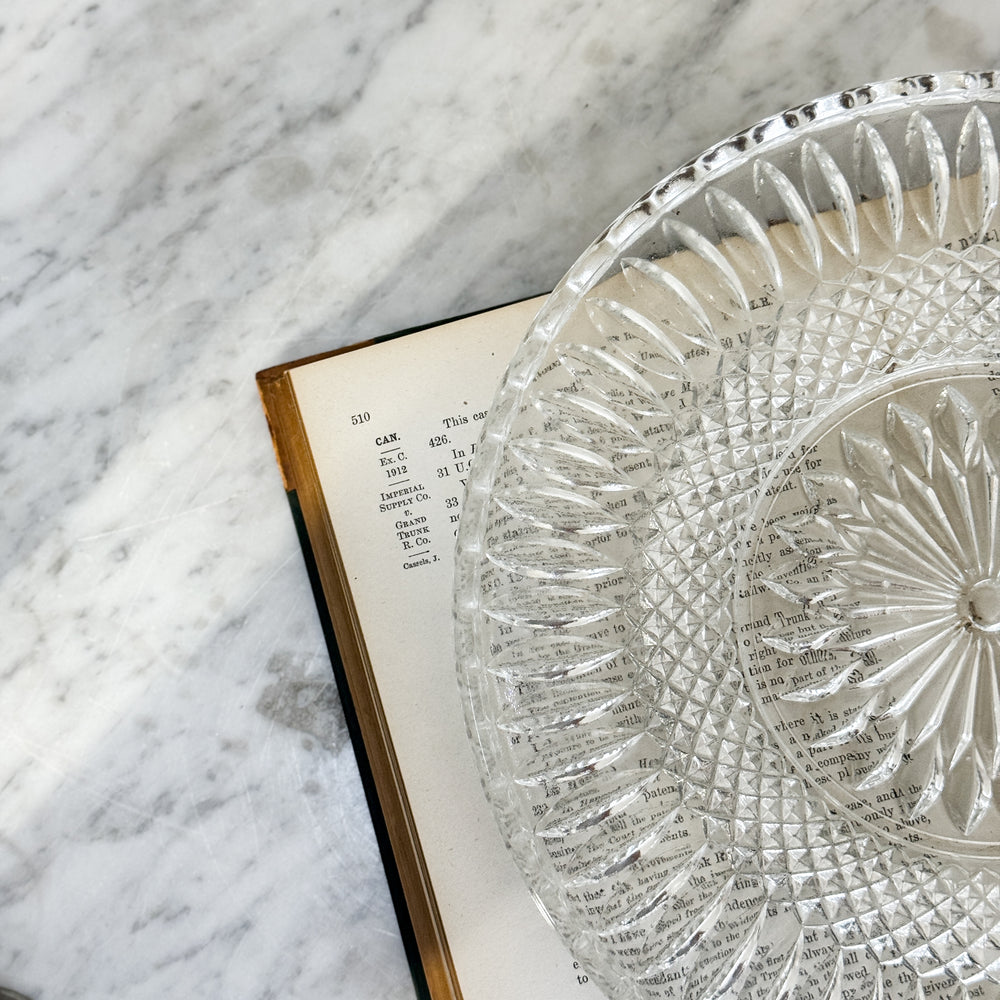 Vintage Glass Charger
