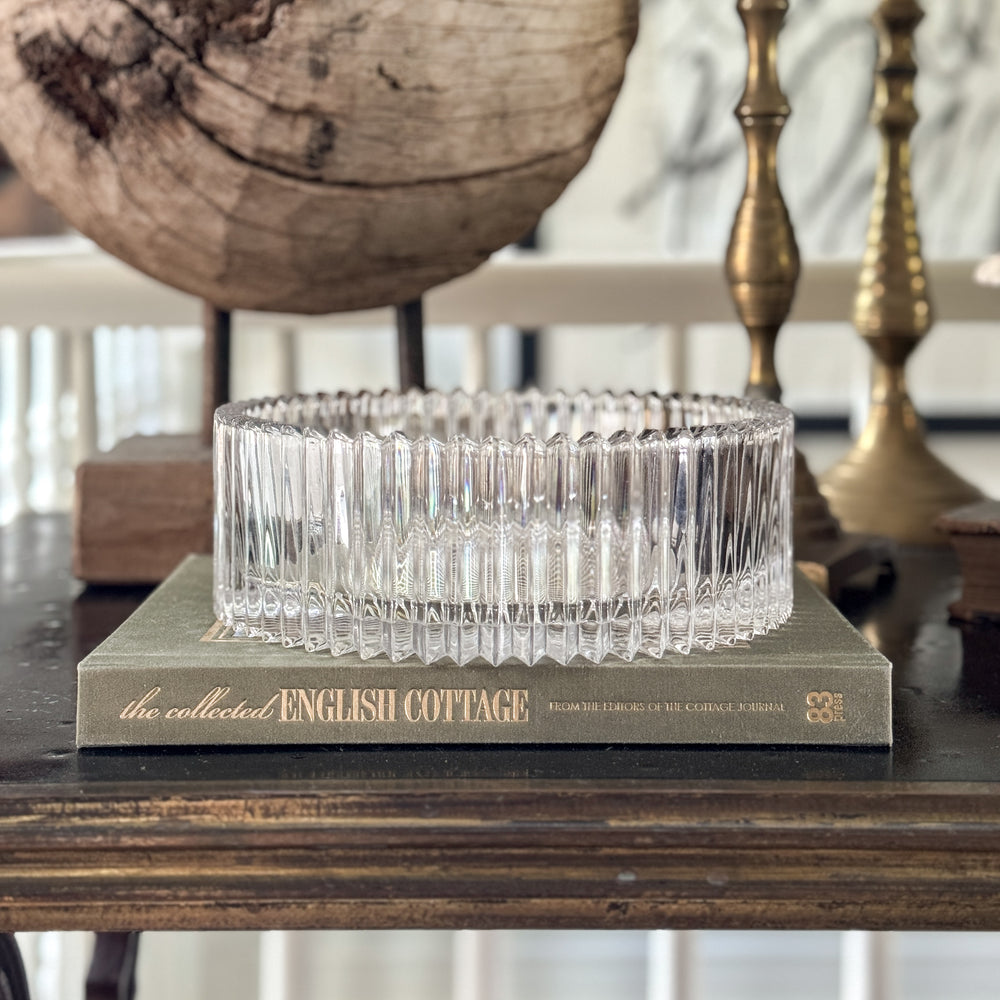 Vintage Mikasa crystal bowl.
