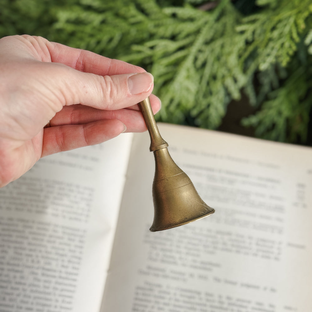 Vintage brass bell.