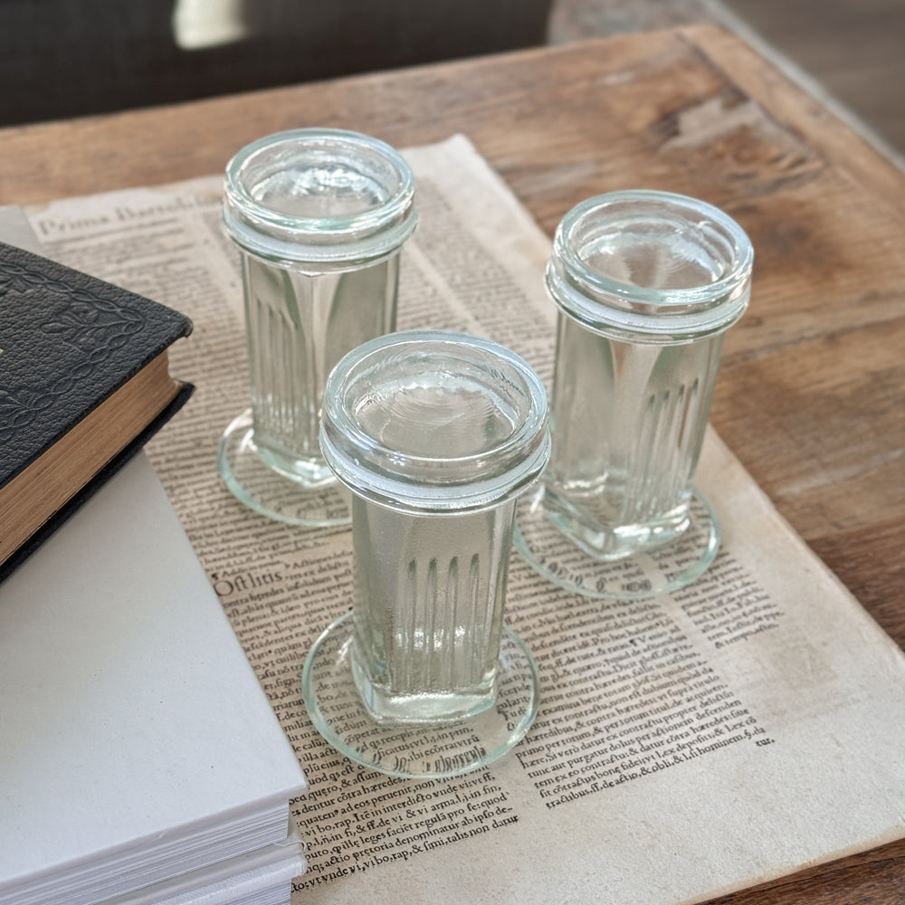 Vintage Glass Microscope Slide Holder