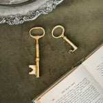 Vintage Brass Skeleton Keys