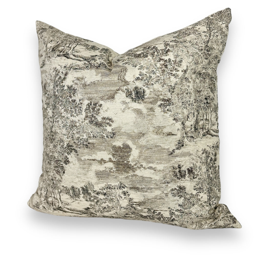 Forest Toile 22" Pillow Cover