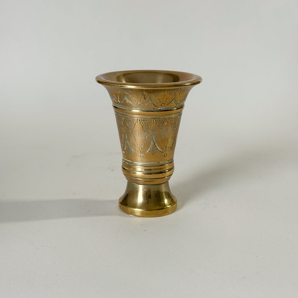 Vintage brass Pooja Thali vase
