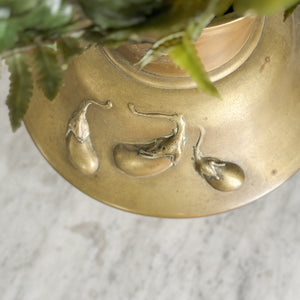 Vintage Brass Bird Vase.