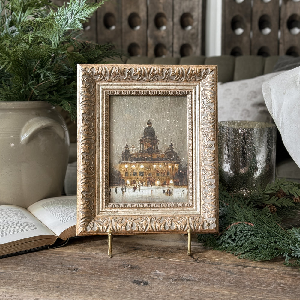 Antiqued Skating Framed Print | 10 x 12.