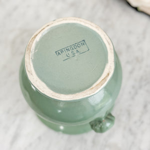 Vintage Abingdon green urn planter