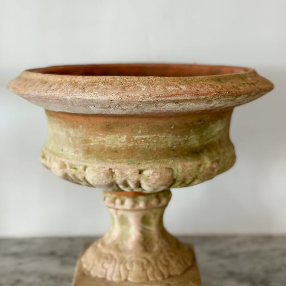 Terracotta Romantic Urn