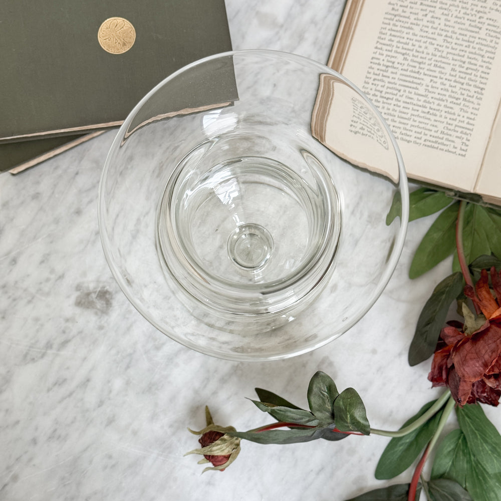 Vintage classic glass urn