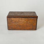 Vintage Wood Sewing Implements Box.