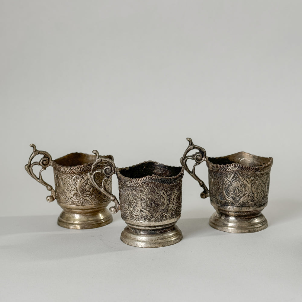 Vintage Metal Turkish Coffee Holder.