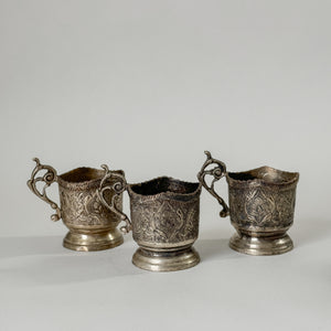 Vintage Metal Turkish Coffee Holder.