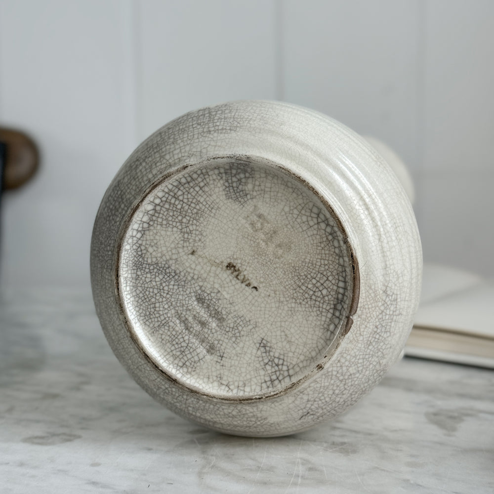 Vintage English Cream Spode Velamour Vase