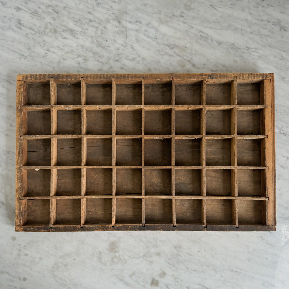 Vintage Letterpress Printers Tray