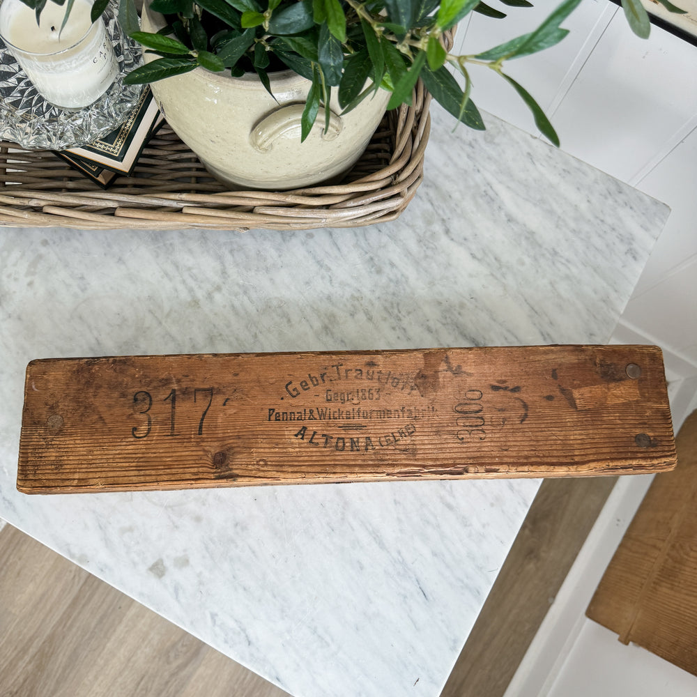 Vintage Wooden Cigar Mould