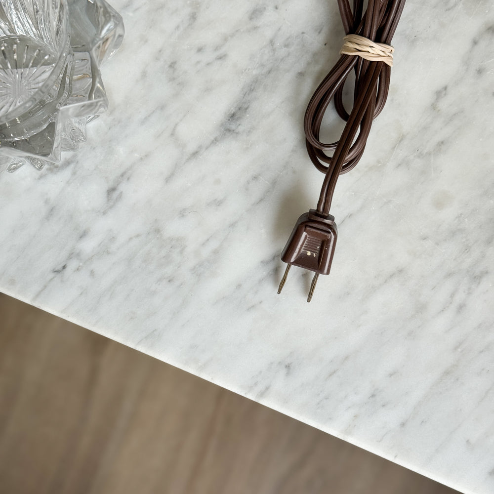 Vintage Brass Lady Lamp w/ Shade