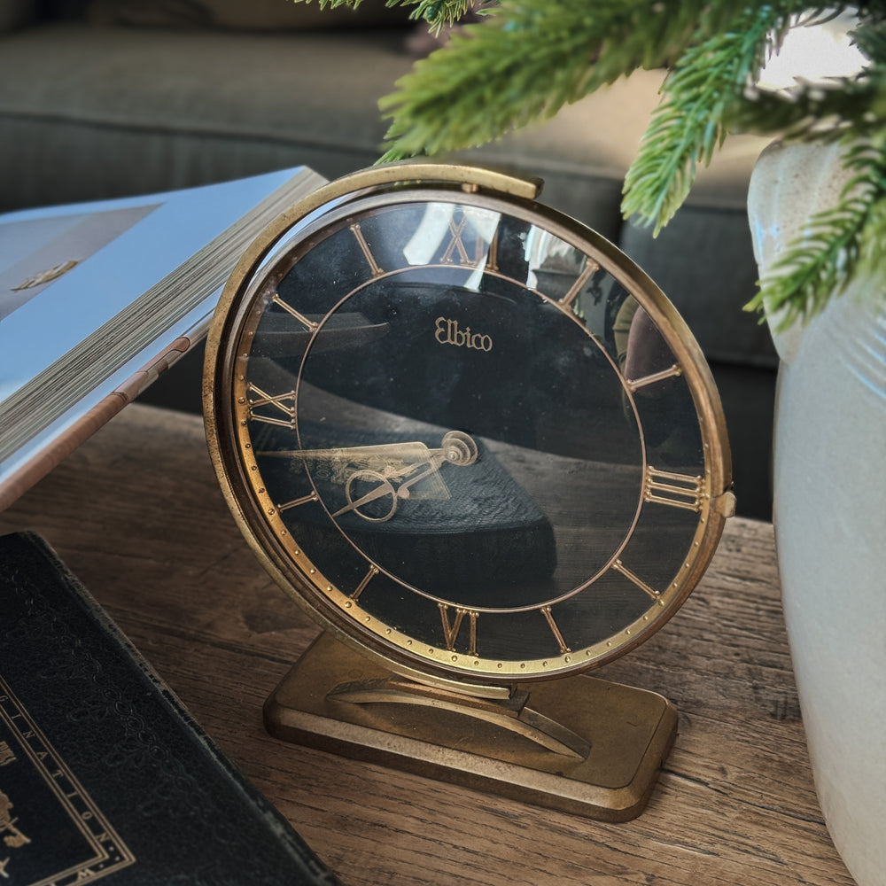 Vintage Brass Clock.