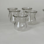 Vintage Glass Medicinal Cups.