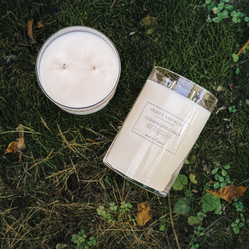Oliver and Rust Candle | Cedarwood Ember.