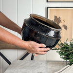 Vintage brown glazed pottery
