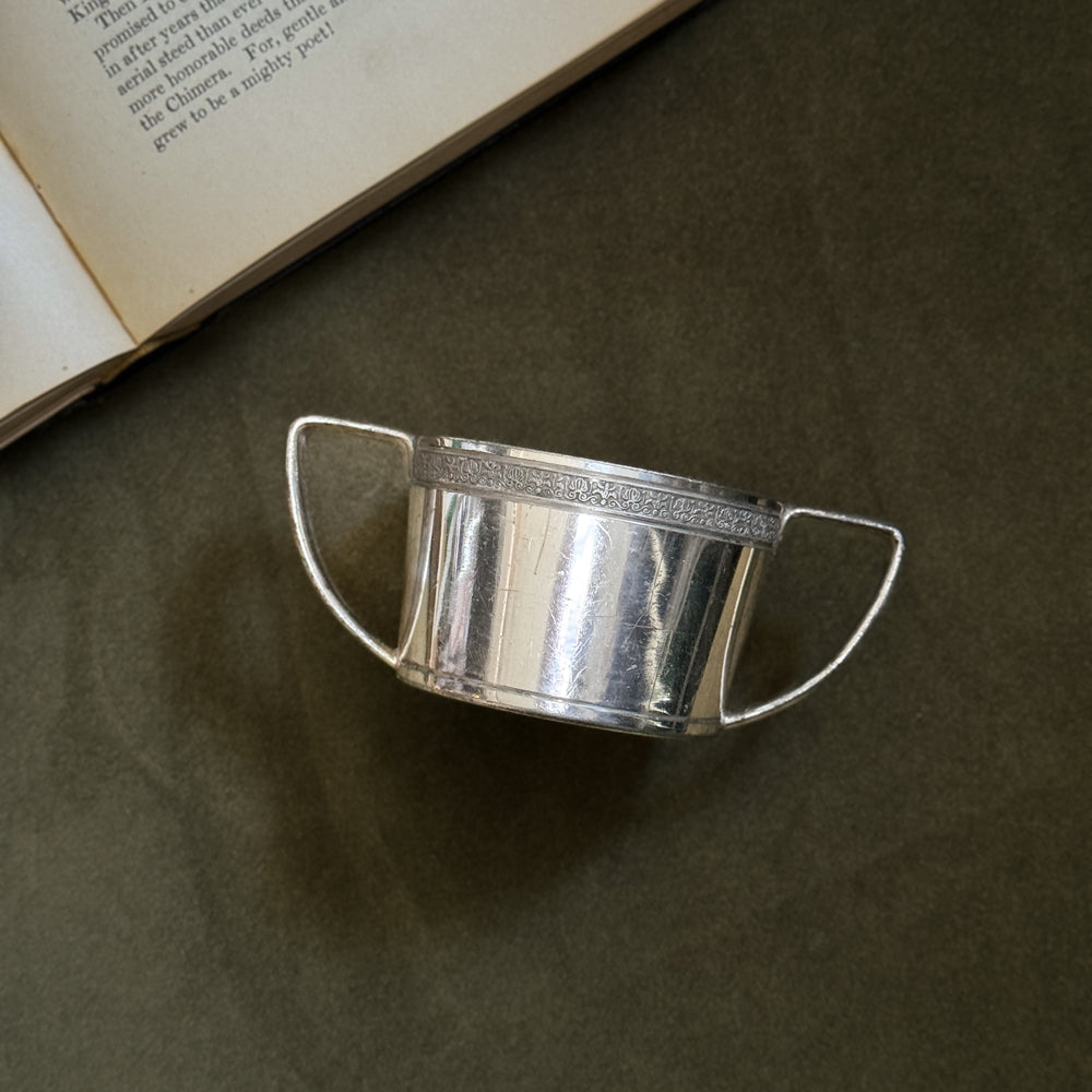 Vintage Silverplate Sugar Ornament.