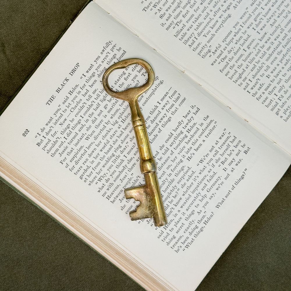 Vintage Brass Skeleton Keys