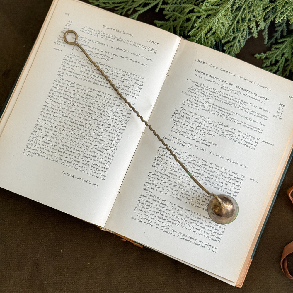 Vintage Brass Snuffer.