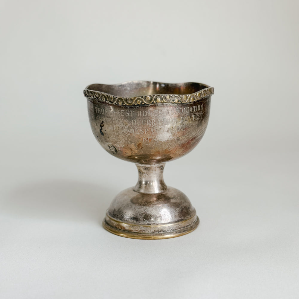 Vintage Silverplate Trophy Cup