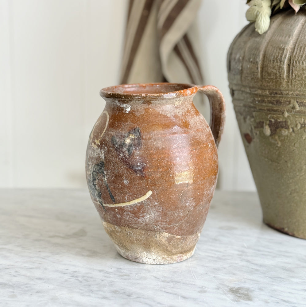 Vintage Handle Terra Vase.