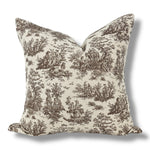 Wilhelm Toile 22" Pillow Cover
