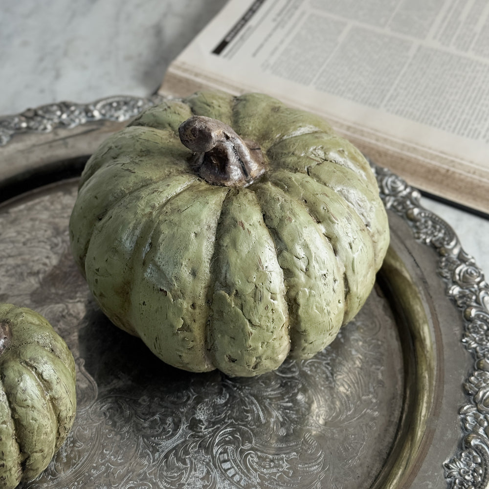 Olive green rustic pumpkin