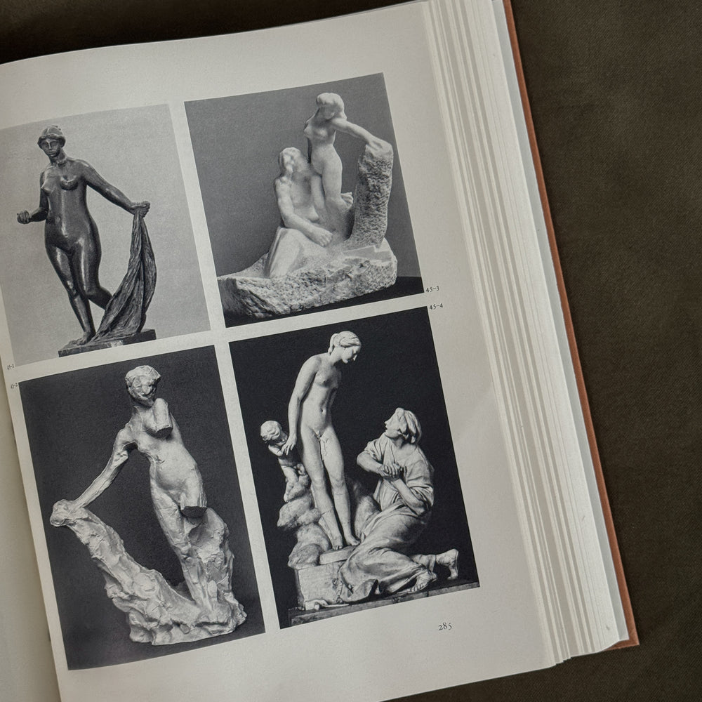 Vintage Sculpture of Auguste Rodin book