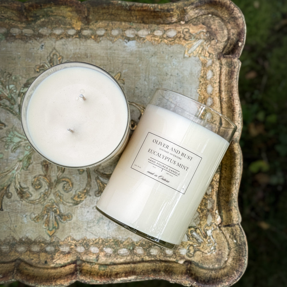 Oliver and Rust Candle | Eucalyptus Mint