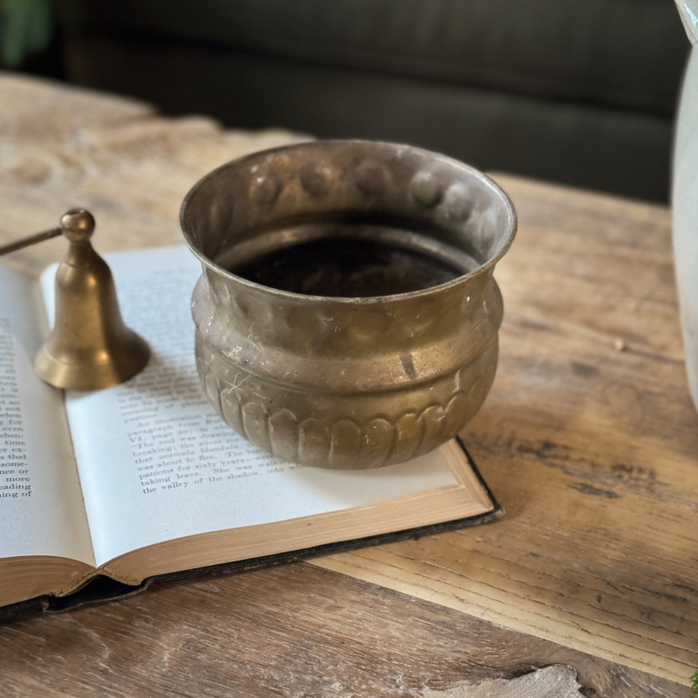 Vintage Small Brass Pot.