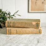 Vintage Green Book Pair