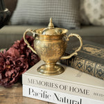 Vintage Brass Sugar Bowl
