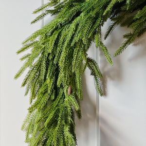 Real Touch 6ft Norfolk Pine Garland