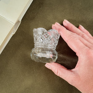 Vintage Glass Toothpick Holder VIII