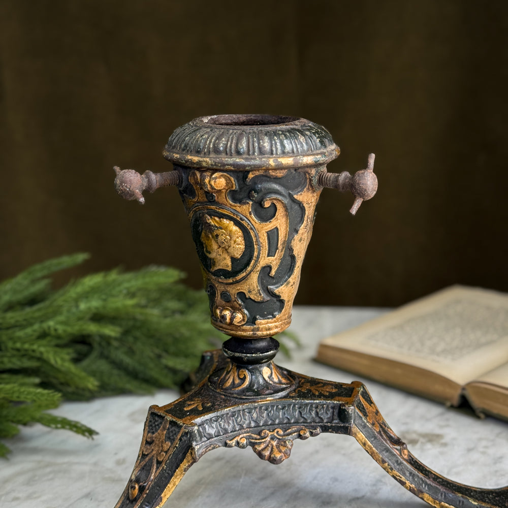 Vintage Cast Metal Tree Stand.