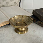 Vintage Brass Footed Bowl.