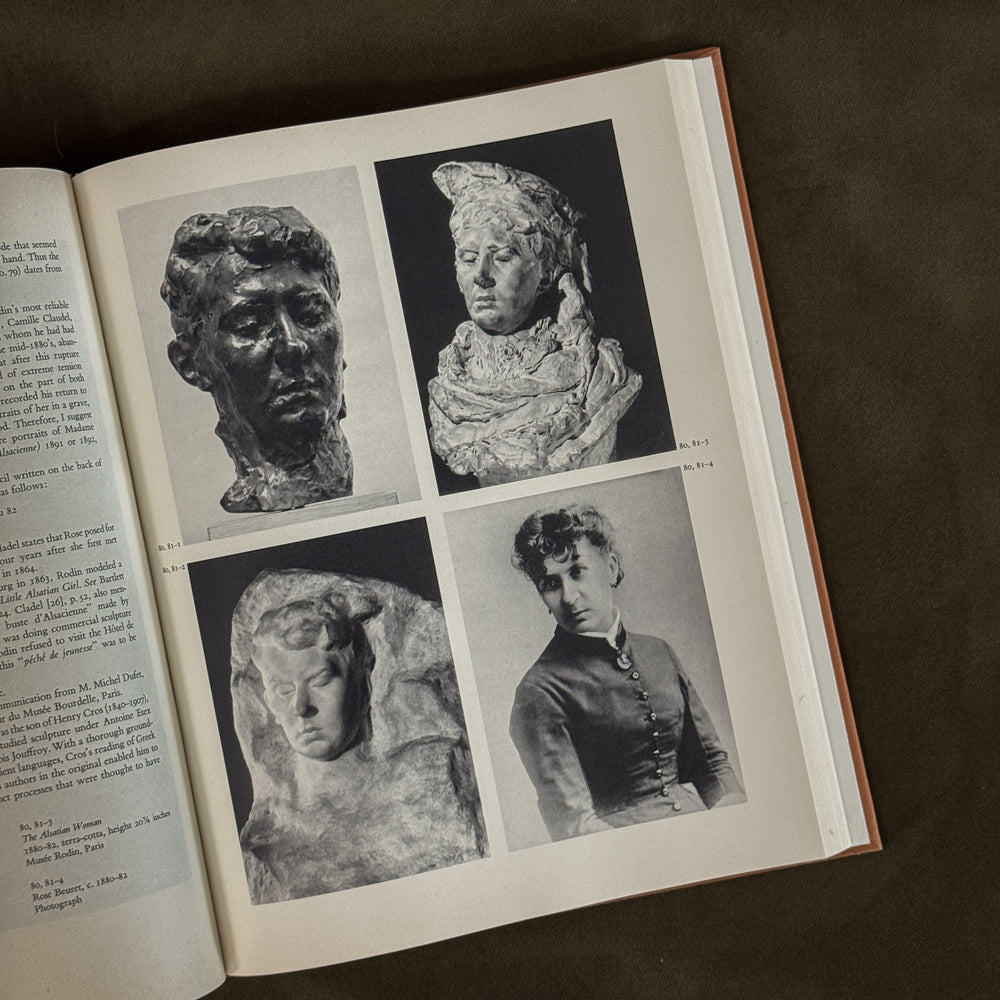 Vintage Sculpture of Auguste Rodin book